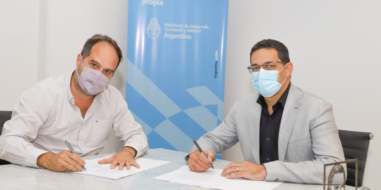 Villa Nueva: firma de acuerdo para la construcción de 75 nuevas viviendas