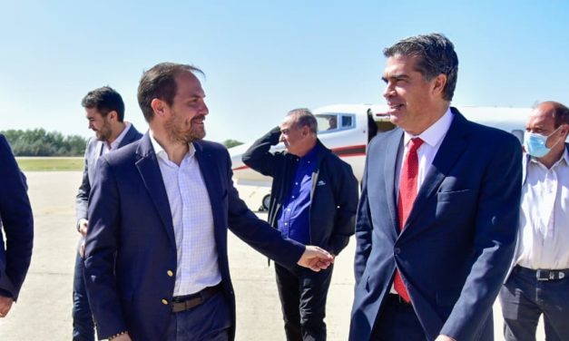 Villa María: Gill recibió al gobernador de Chaco, Jorge Capitanich