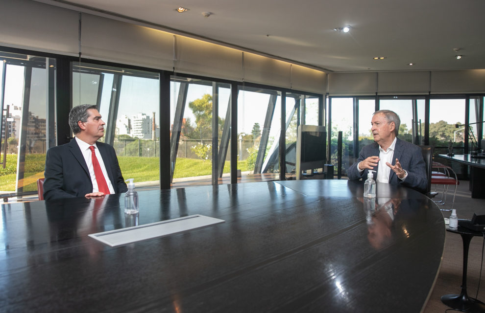 Schiaretti recibió al gobernador chaqueño Jorge Capitanich