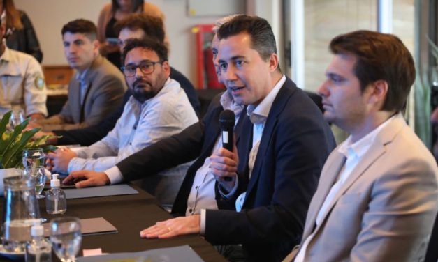 Manuel Calvo encabezó la primera reunión de la Mesa de Trabajo Ansenuza