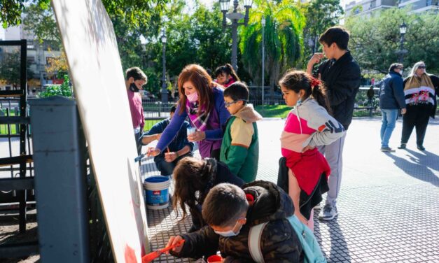 Río Cuarto: Obra Mural sembrando la Cultura de la Paz