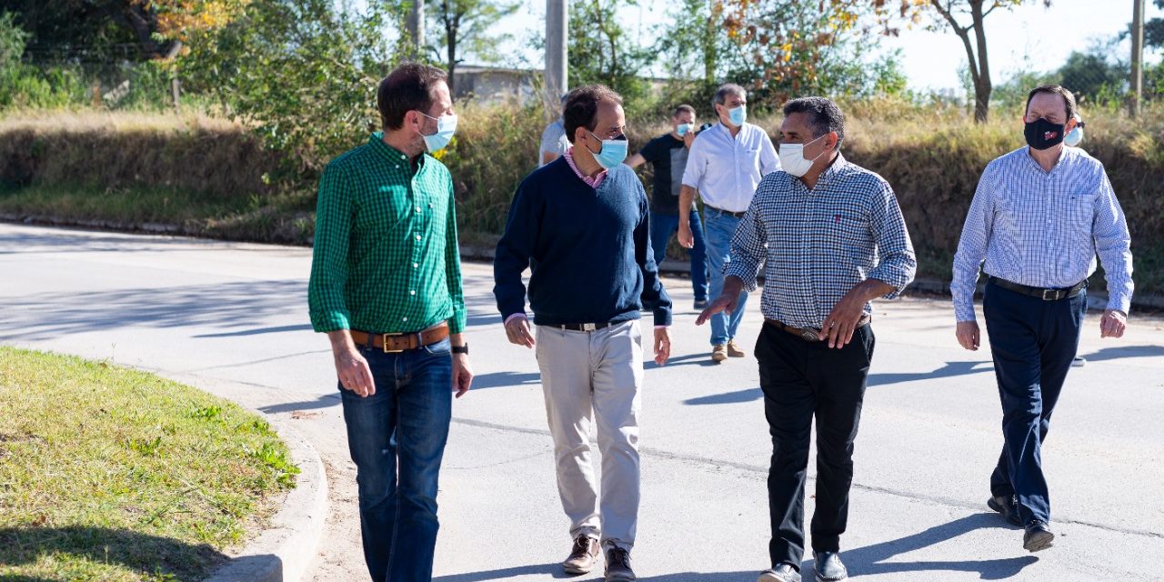 Río Cuarto: avanzan las tareas de pavimentación en Banda Norte