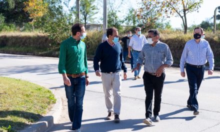 Río Cuarto: avanzan las tareas de pavimentación en Banda Norte