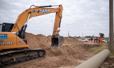 Colector Sur: avanza la obra que beneficiará a más de 16 mil riocuartenses