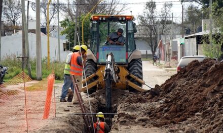 San Francisco: avanza obra de saneamiento cloacal para cuatro barrios