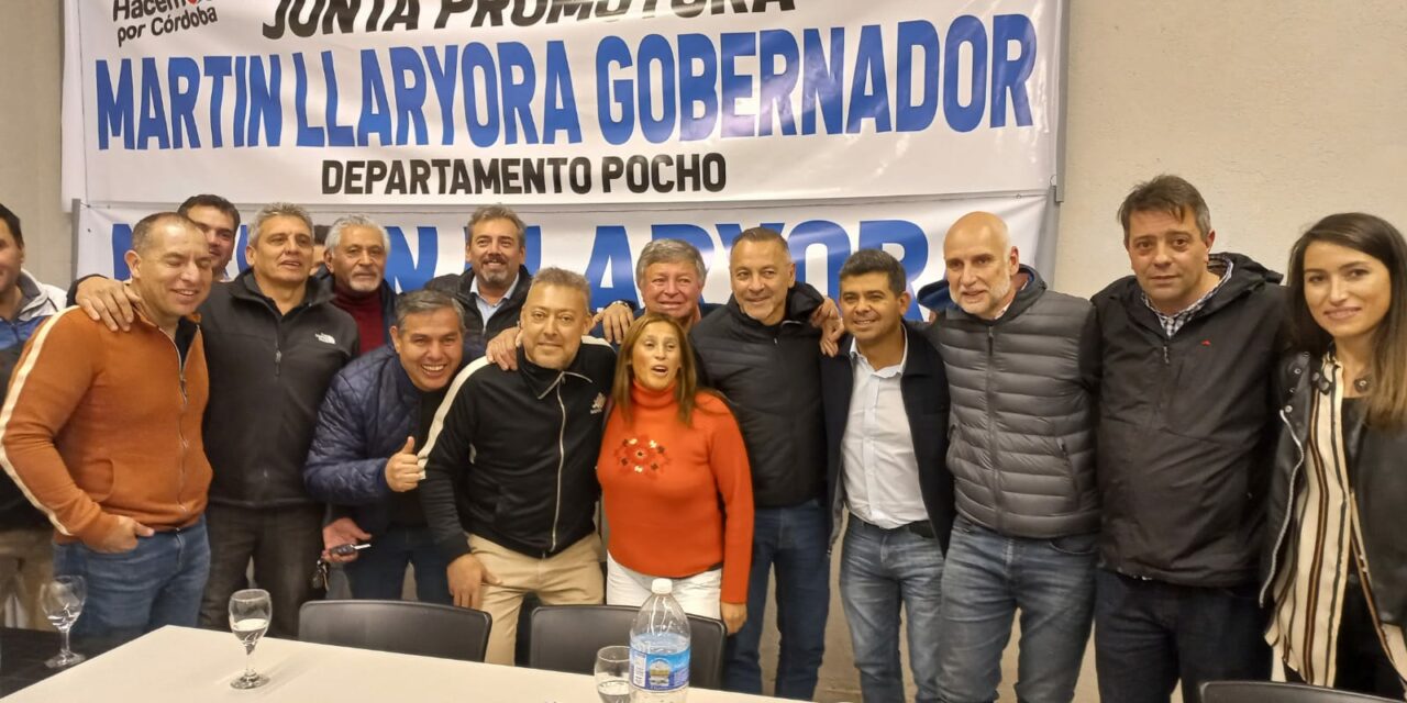Se lanzó la primera Junta Promotora «Martín Llaryora Gobernador 2023» en el Noroeste cordobés