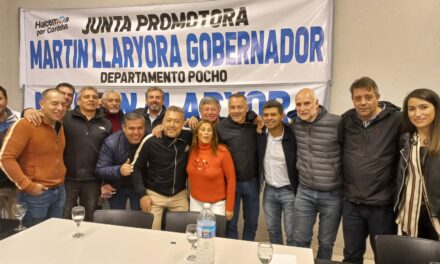 Se lanzó la primera Junta Promotora «Martín Llaryora Gobernador 2023» en el Noroeste cordobés