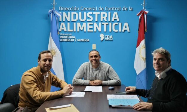 Bulnes: firma de convenio con la Dirección de Industria Alimenticia de Córdoba