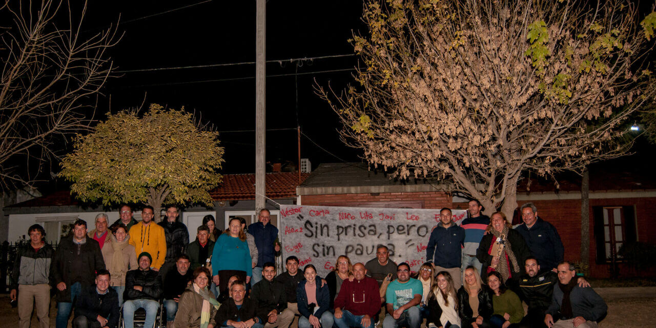 Canals: se inauguró la obra de adoquinado en calle Chubut