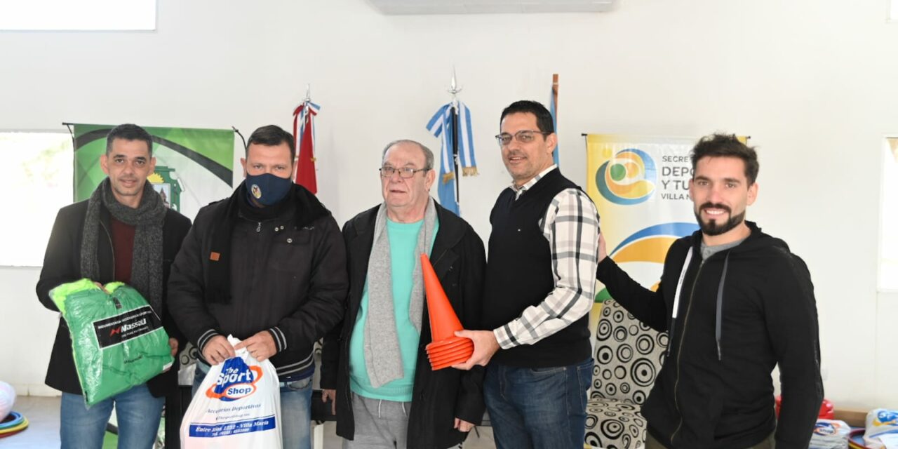 Villa Nueva: entrega de kits a instituciones deportivas y escolares