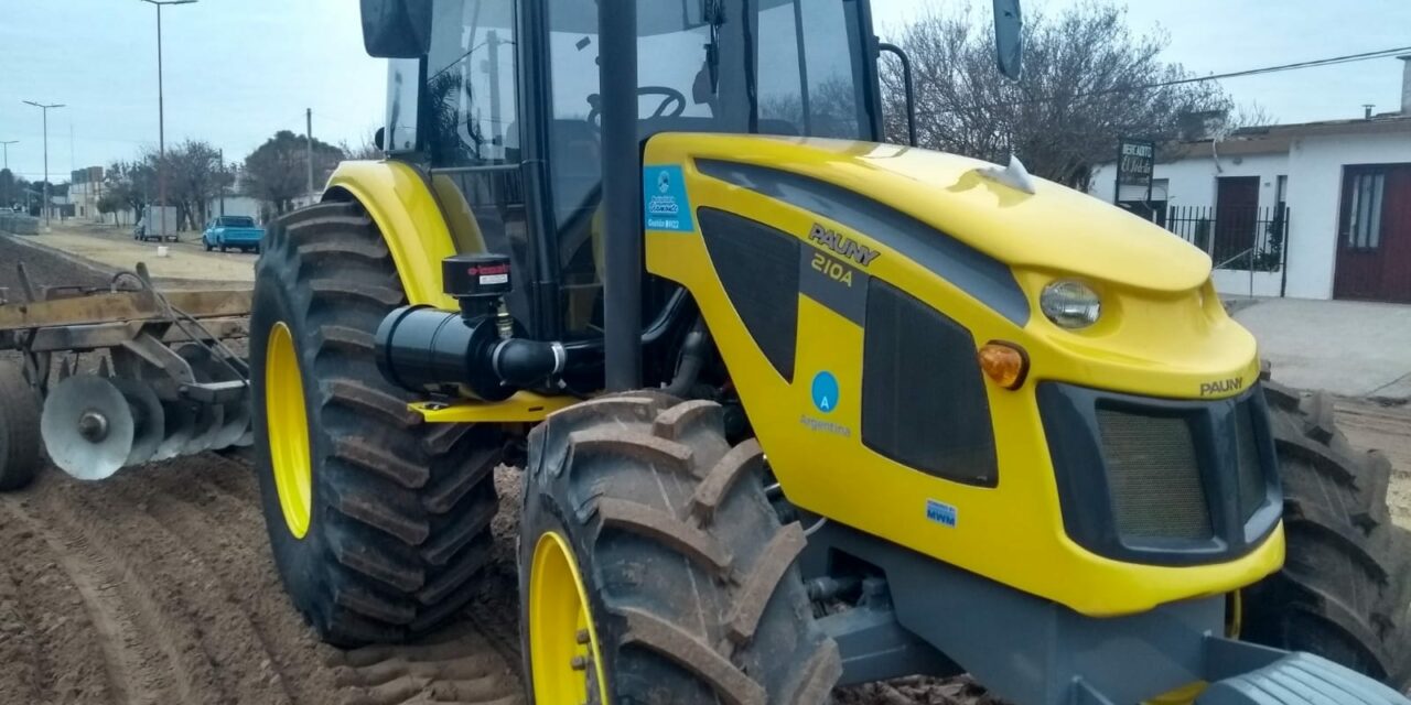 Viamonte: nueva maquinaria para el Parque Automotor
