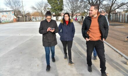 Villa María: Avanzan las obras en el nuevo playón deportivo del barrio Nicolás Avellaneda