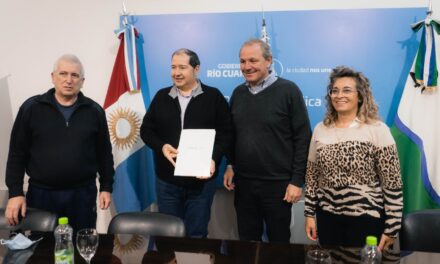 Bomberos Voluntarios: firma de convenio para iniciar la segunda etapa de obras en el destacamento de Banda Norte