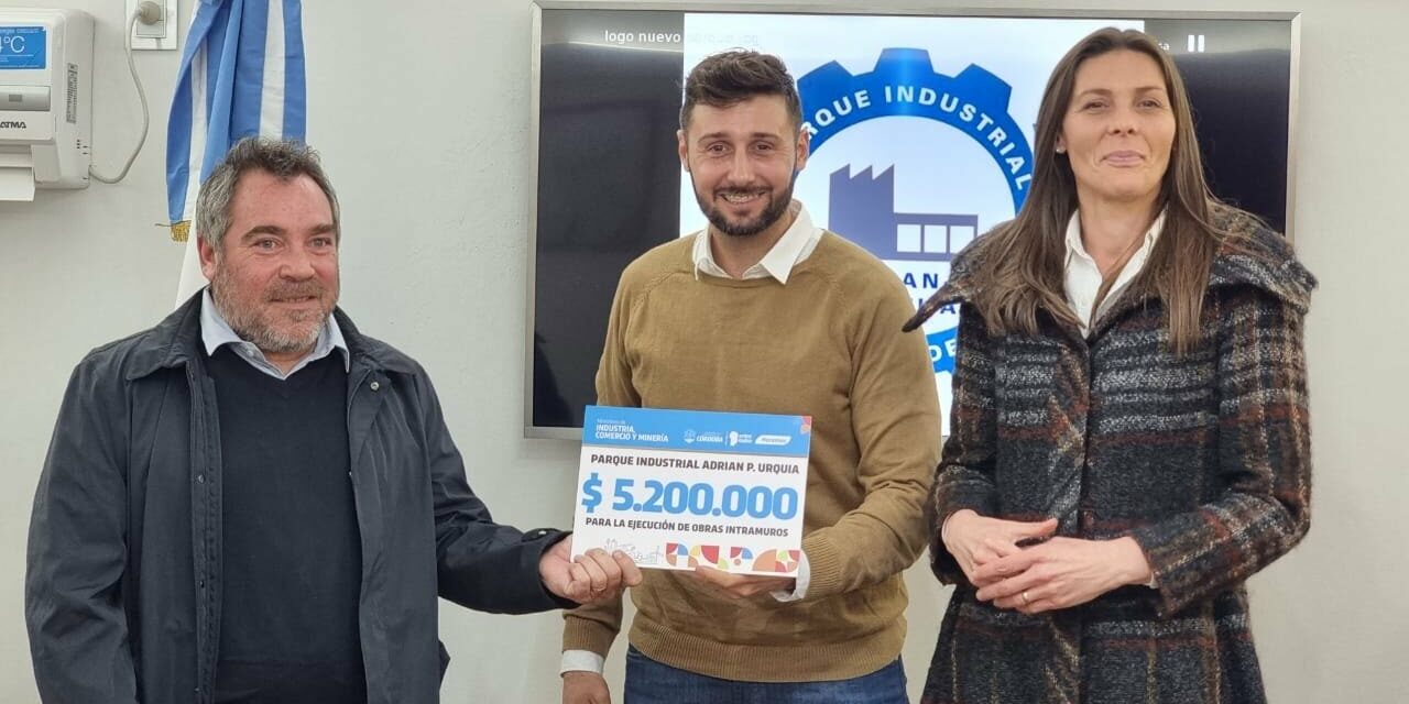 General Deheza: El Parque Industrial recibió aportes para la construcción de un SUM