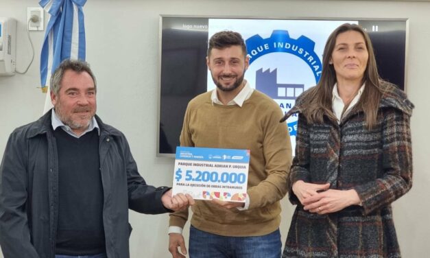 General Deheza: El Parque Industrial recibió aportes para la construcción de un SUM