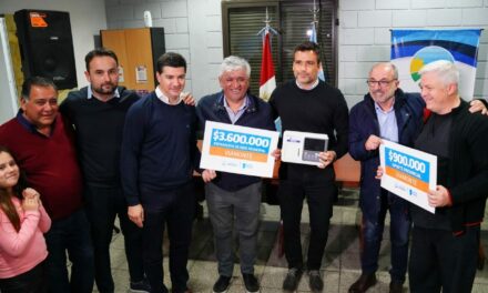 Viamonte: el Ministro de Gobierno entregó aportes económicos