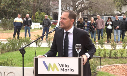 Acto central por el 155º aniversario de Villa María