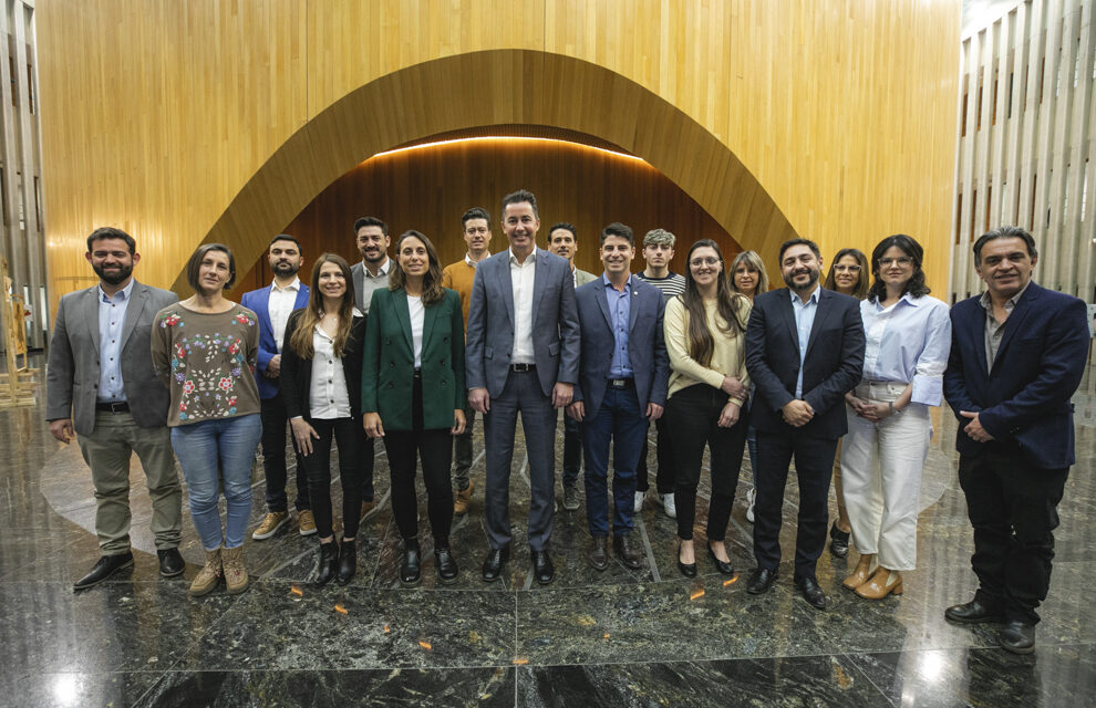 Manuel Calvo se reunió con la Mesa Córdoba Joven Productiva
