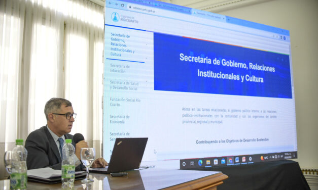 Río Cuarto presentó su nuevo Portal Web ODS