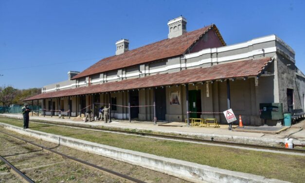 Villa María: continúa la puesta en valor de la Estación de Trenes