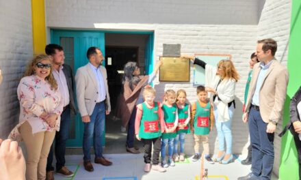 Bulnes: se inauguró la obra de refacción y ampliación en el Jardín de Infantes Fray Moises Álvarez