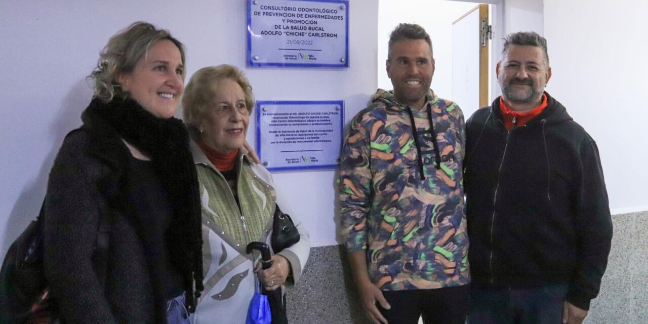 Villa María: el CAPS de barrio Los Olmos recibió la donación de equipamiento odontológico