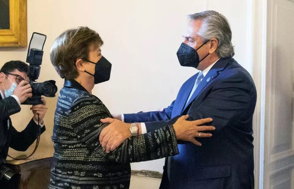 El Presidente se reúne con la titular del Fondo Monetario en Nueva York