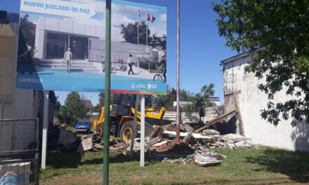 Del Campillo: comenzó la obra del Juzgado de Paz
