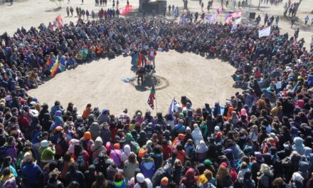 Una ceremonia indígena inauguró el Encuentro Plurinacional de Mujeres y Disidencias