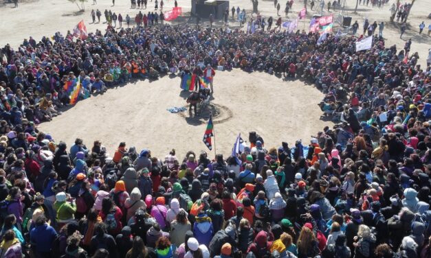 Una ceremonia indígena inauguró el Encuentro Plurinacional de Mujeres y Disidencias