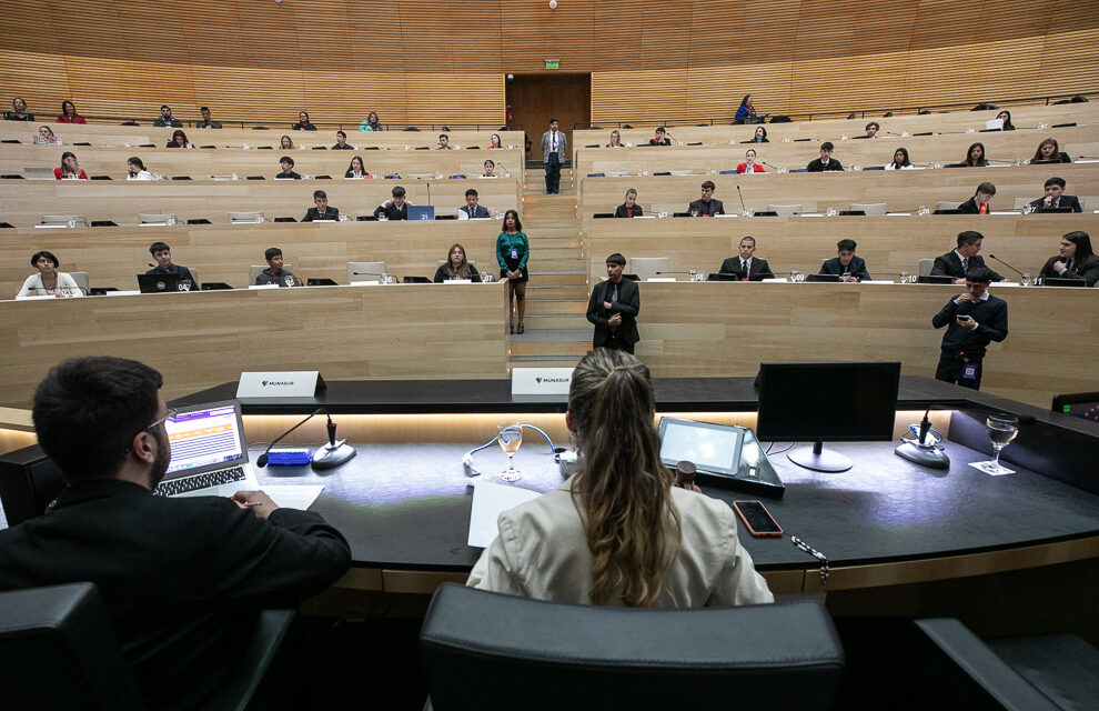 El Organismo Internacional de la Juventud, presente en la simulación de Munasur