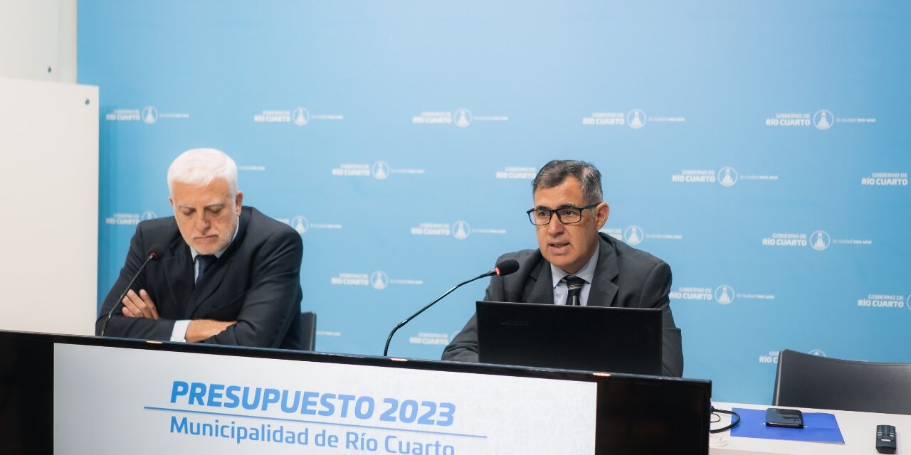 Río Cuarto: se presentó el Presupuesto Municipal 2023