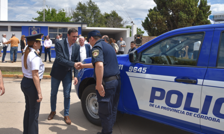 Nuevos patrulleros y cámaras de videovigilancia para departamentos del sur provincial