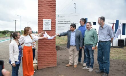 Reducción: Se inauguraron obras de infraestructura