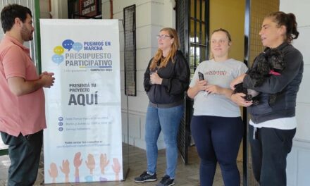 Sampacho: comenzó la ejecución de un nuevo proyecto del Presupuesto Participativo