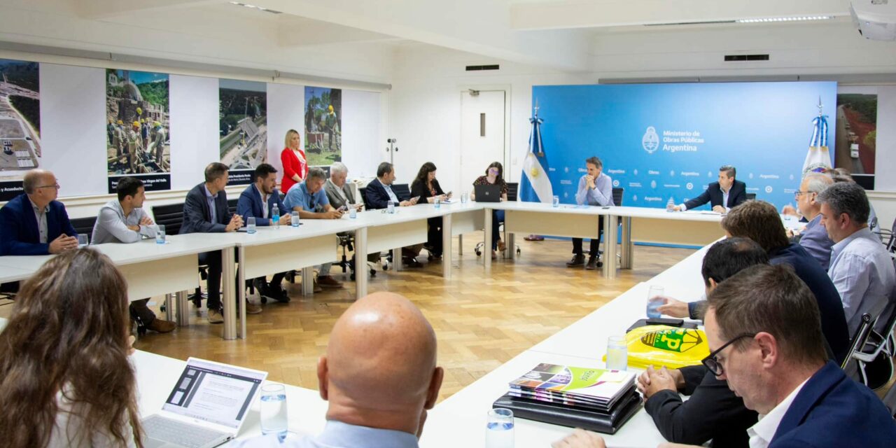 Intendentes radicales de Córdoba se reunieron con el Ministro de Obras Públicas de la Nación