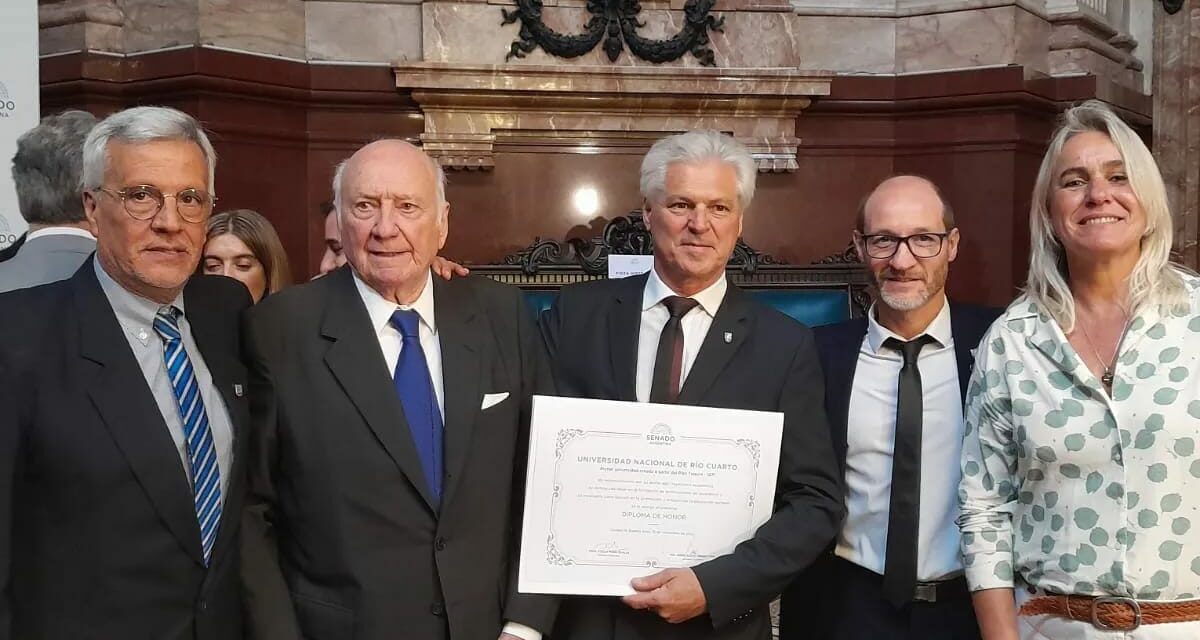 El Senado realizó un reconocimiento especial a la UNRC