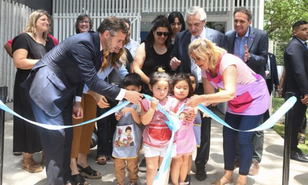 El Presidente inauguró el Centro de Desarrollo Infantil número 30 en Pilar