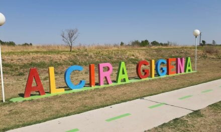 Alcira Gigena: extienden la ciclovía del ferrocarril hacia el sector sur