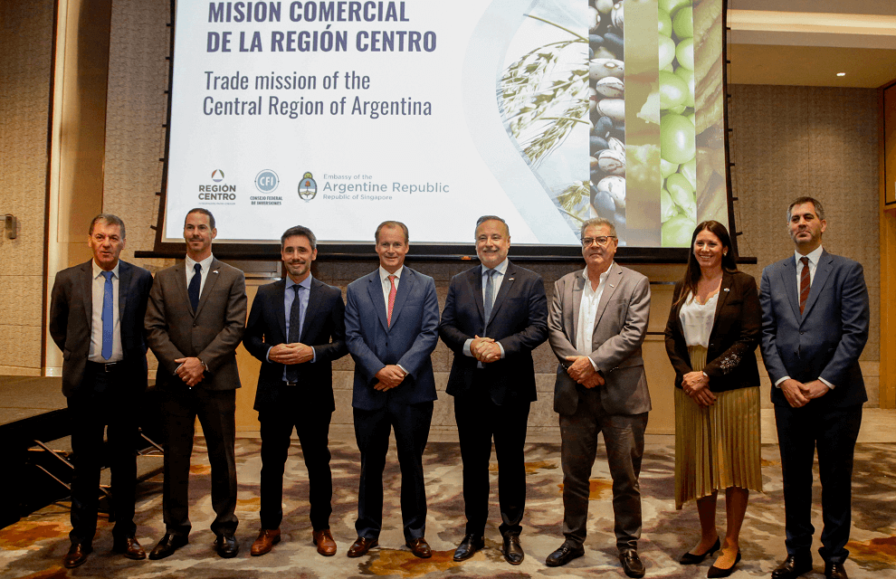 Región Centro: se llevó a cabo un encuentro institucional y comercial en Singapur