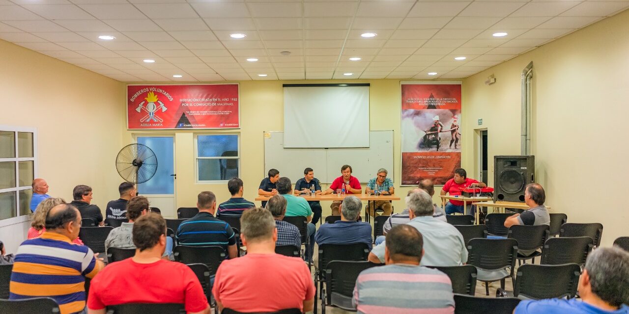 Adelia María: se realizó una charla abierta sobre seguridad