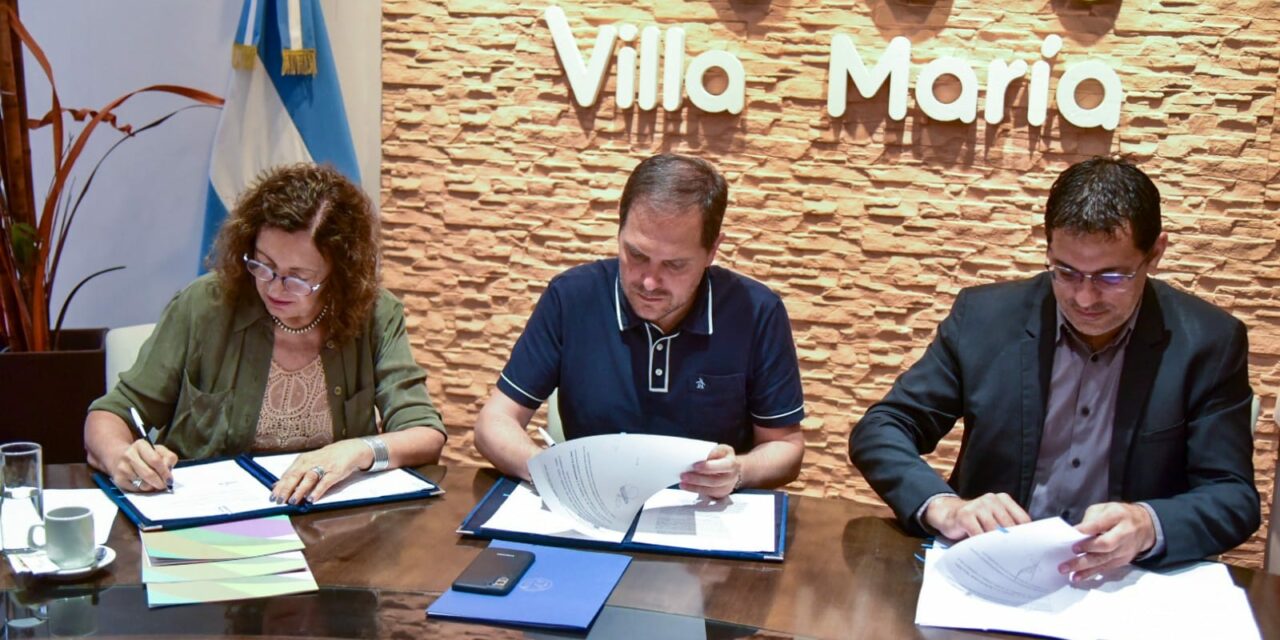Villa María y CISCSA firmaron un convenio de colaboración para promover políticas públicas con perspectiva de género