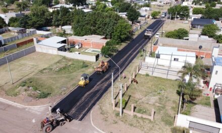 Arias: avanzan las obras en diferentes sectores de la localidad