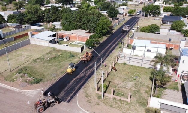 Arias: avanzan las obras en diferentes sectores de la localidad