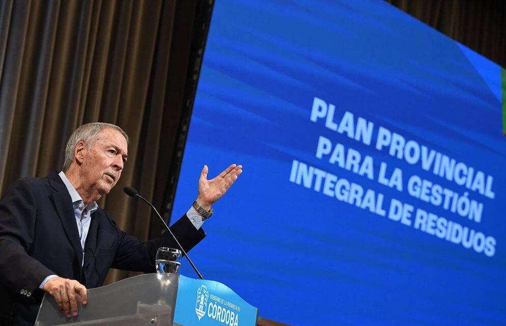 Schiaretti presentó el Plan Provincial para la Gestión Integral de Residuos