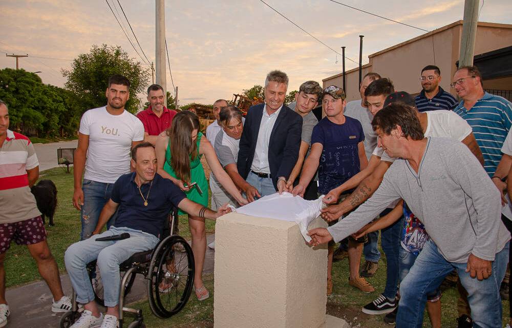 Canals: se inauguraron 5 cuadras de pavimento articulado