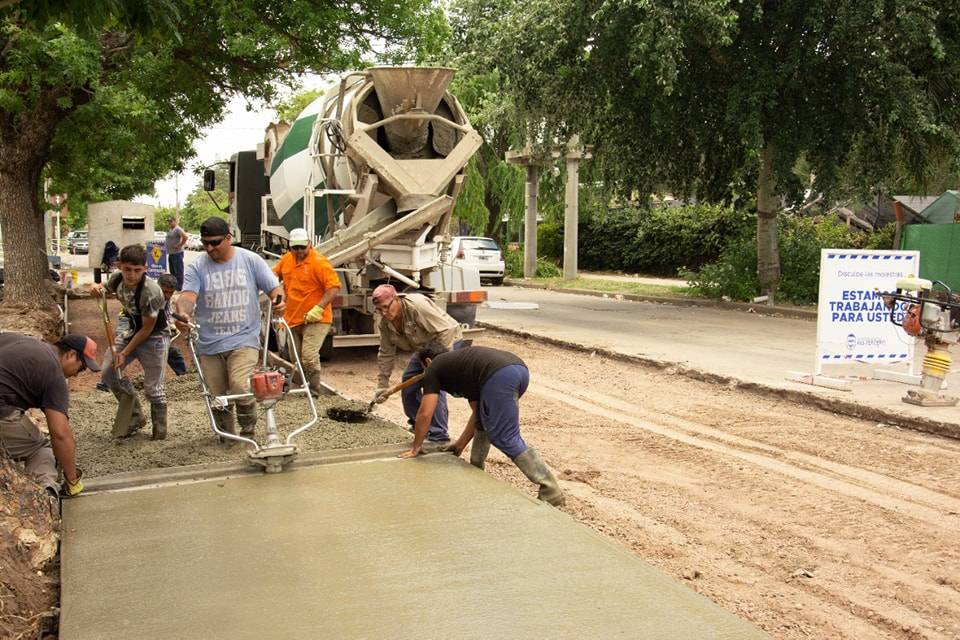Río Tercero: avanza la reparación de las principales arterias de la ciudad