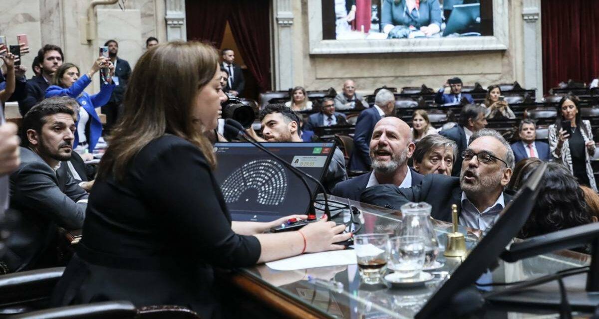 Diputados del Frente de Todos repudiaron el gesto de Ritondo al finalizar la sesión