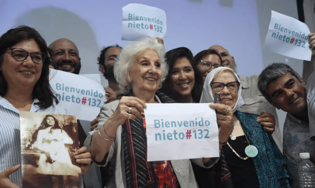 Las Abuelas de Plaza de Mayo anunciaron la restitución del nieto 132