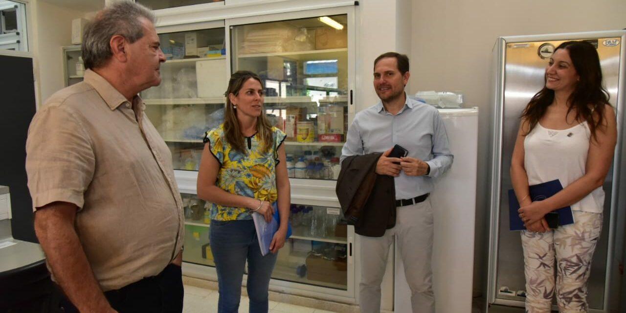 Gill acompañó al ministro Sergio Busso en su visita a la UNVM